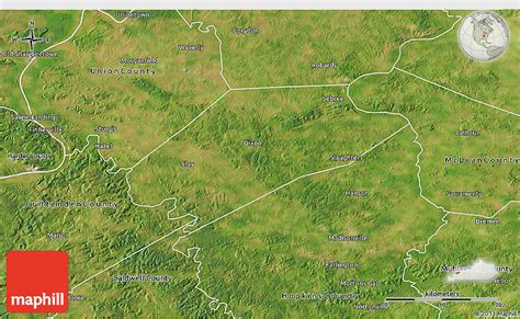 Satellite 3d Map Of Webster County