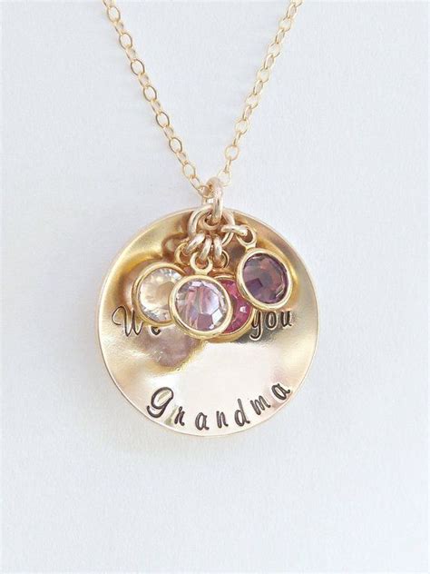 Personalized Grandma Necklace Personalized Jewelry Personalized Mom Mother Jewelry Mom