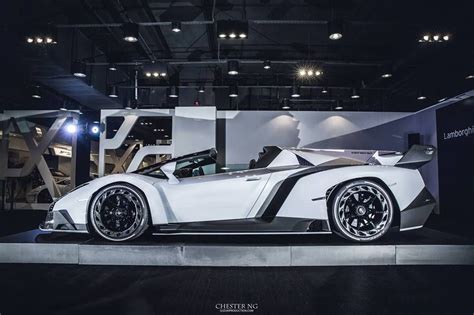 Veneno Roadster Arrives In Hong Kong Lamborghini Veneno White