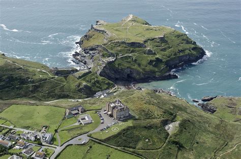Camelot Castle Hotel Plus Remains Of Monastery And Castle Tintagel