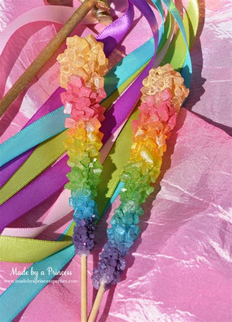 The Original Rainbow Rock Candy Party Food Tutorial