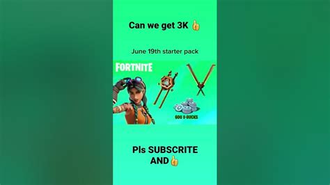 New Fortnite Starter Pack Jun 19 2023 Youtube