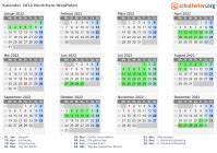 Das drucklayout ist von browser zu browser sehr unterschiedlich. Kalender 2022 + Ferien Nordrhein-Westfalen, Feiertage