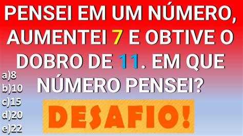 Pensei Em Um Numero
