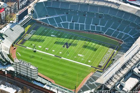 Wrigley Field Configuration For Purdue At Northwestern Rcfb