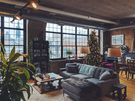 Chicago Loft With A View Cozyplaces Loft Living Apartment Interior