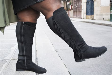 Allez sur floryday pour commander des bottes mi mollets chaussures tendance pour femme à prix floryday offre les dernières collections de bottes mi mollets chaussures féminines pour toutes les. Bottes mollets larges pointures grande taille femme