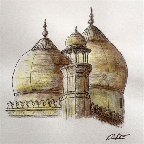 Islamic Architecture Sketch Moslem Pedia