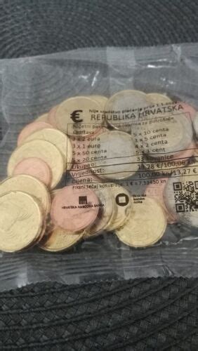 🔴croatia Euro Coin Starter Set Newsealed Unc 2022 2023 Lot Of 33