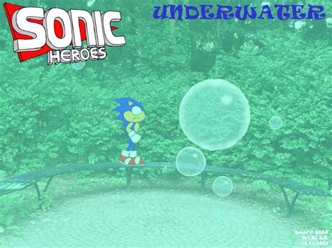 Sonic Underwater By Megamink1997 On Deviantart