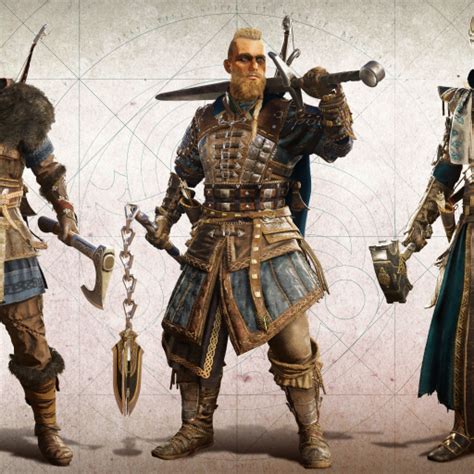 X Resolution Assassins Creed Valhalla Vikings Characters X