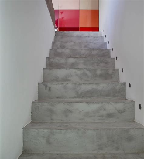 Concrete Staircase Interior Design Ideas