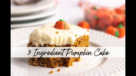 Easy Pumpkin Spice Cake Fall Recipes Restless Chipotle YouTube