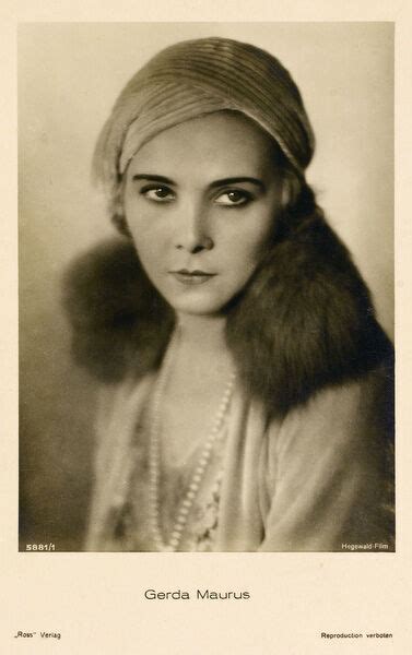 Gerda Maurus Austrian Film Actress 11587677 Poster Print