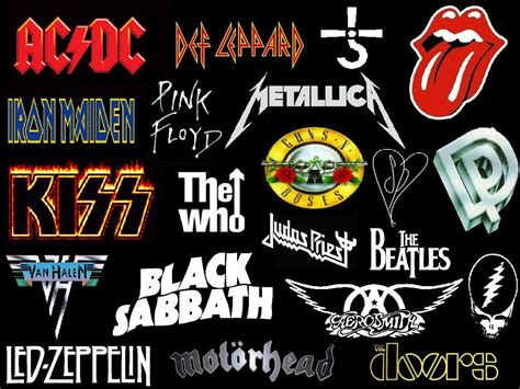 The Jungle Of Rock N Roll Os Melhores Logotipos De Bandas De Rock