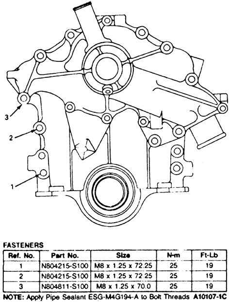 Repair Guides Engine Mechanical Timing Chain Cover And Seal