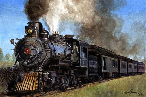 Steam Locomotive Paintings Page 2 Of 13 Fine Art America