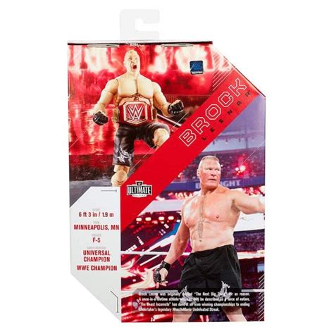 Mattel Wwe Ultimate Edition Brock Lesnar And Shawn Michaels Figures In