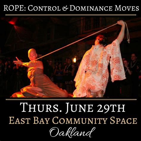 rope control and dominance moves w midori oakland east bay community space