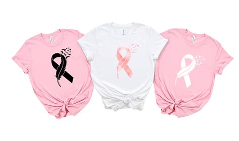 breast cancer shirt pink ribbon shirt breast cancer etsy