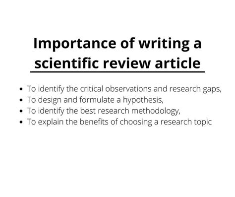 How To Write A Scientific Review Paper Phdtalks
