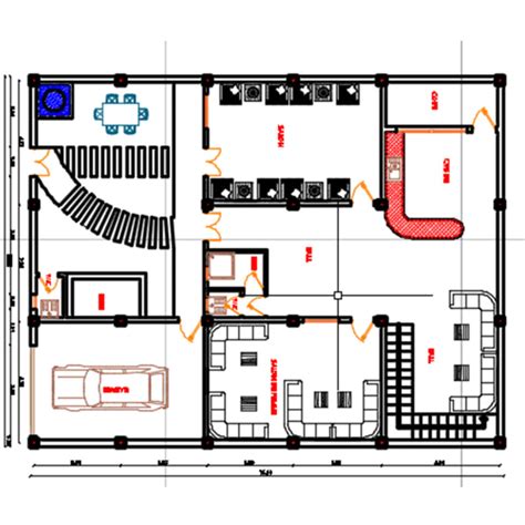 Draw Redraw 2d Architectural Floor Plan Blueprint Autocad By Habibo14