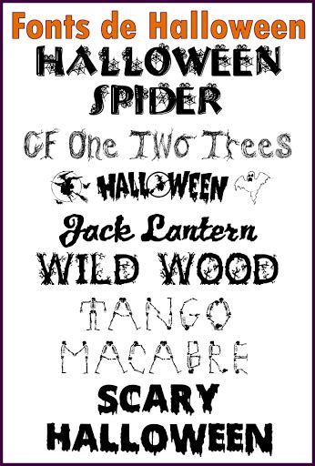 Halloween Fonts Fuentes De Halloween Para Tus Creaciones De