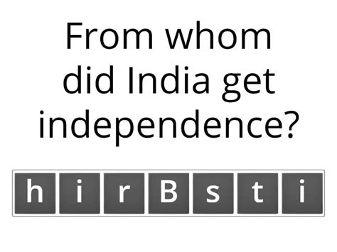 Independent India Anagram