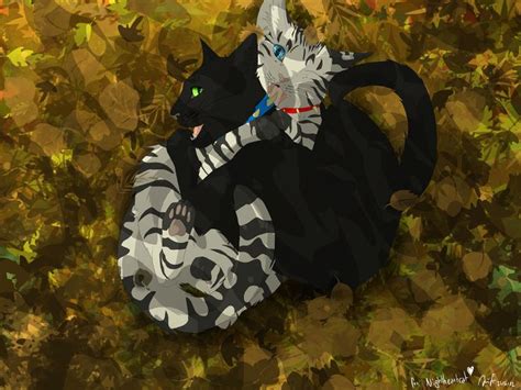Nightheart And Arthur By Mizu No Akira On Deviantart Warrior Cats Fan