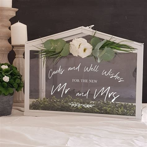 Wishing Well "Cards and Well Wishes for the new Mr and Mrs" Decal ONLY