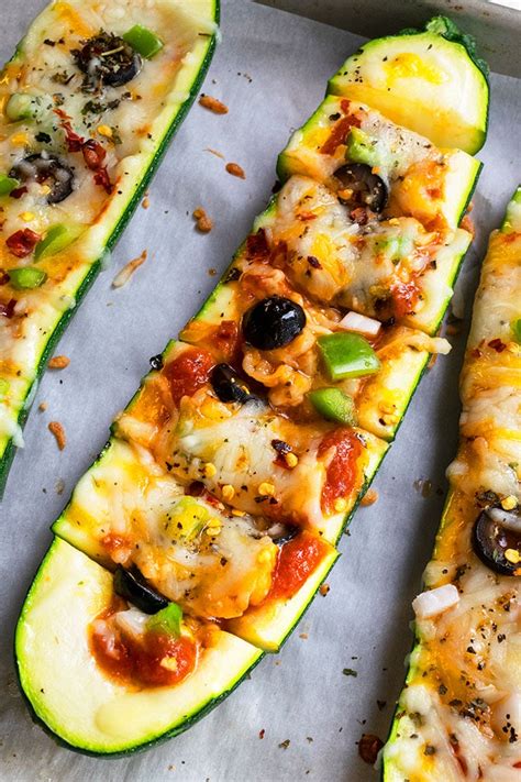 2 stuffed zucchini boats and about 1/2 cup salad). Stuffed Zucchini Boats (One Pan) | One Pot Recipes