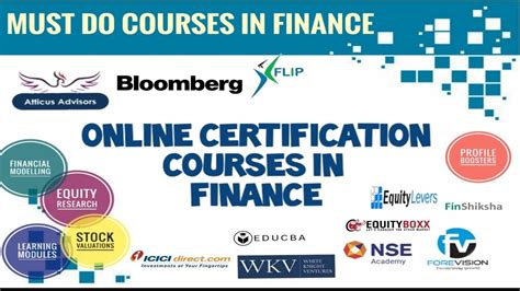 Top Certification Courses In Finance MBA CV Boosters Financial