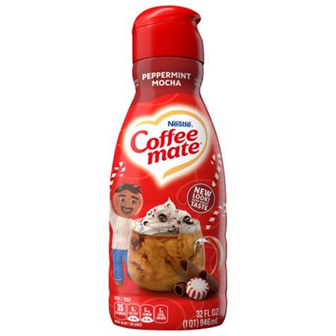 Nestle Coffee Mate Peppermint Mocha Liquid Coffee Creamer 32 Fl Oz