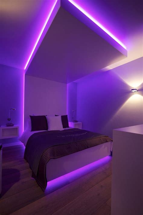 Let's start with feature lighting around the bed. Idea by Ashley Smith on Housing | Led lighting bedroom ...