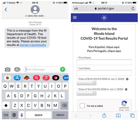 Ridoh Text Messages Results Of Your Covid 19 Test Are Ready Oit