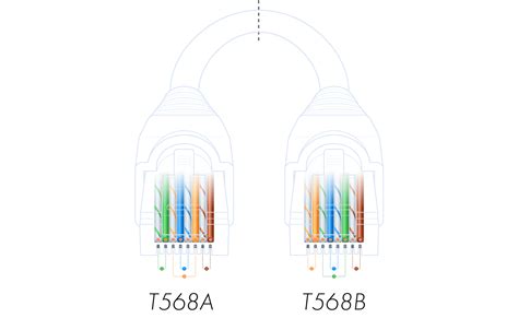 Tiaeia T568a Versus T568b Belcom Cables