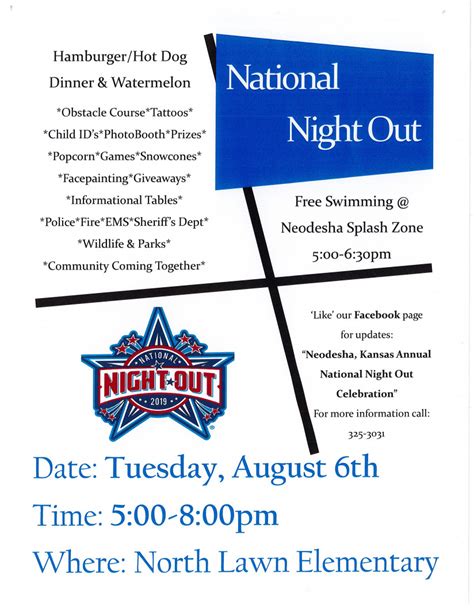 National Night Out 2019 City Of Neodesha