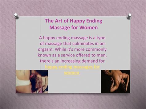 Ppt The Art Of Happy Ending Massage For Women Powerpoint Presentation Id11980150