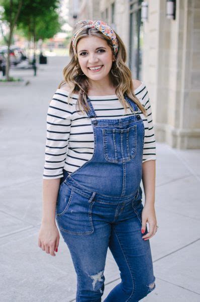 Pregnancy Overalls Outfit By Lauren M