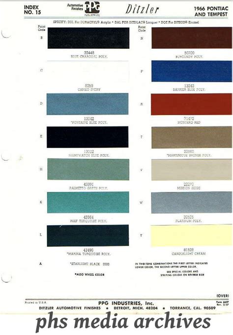 1966 Pontiac Gto Interior Colors