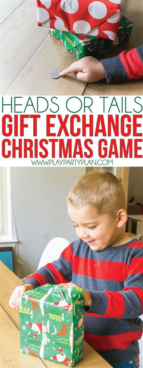 The wrapped gifts are put in a pile, anonymously. Heads or Tails White Elephant Gift Exchange Game ...