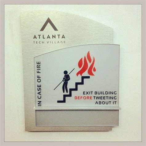 Funny Fire Exit Sign Funny Signs Pinterest