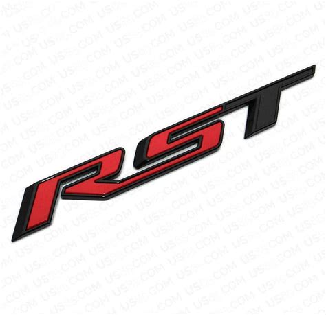 1pcs Rst Tailgate Emblem Badge Letter Inserts Replacement