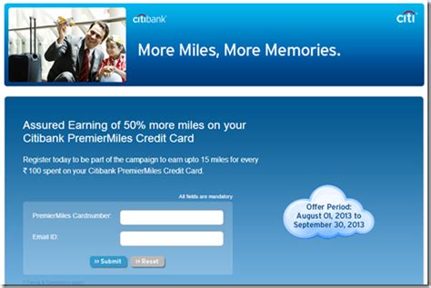 Lounge access at selected airports. Citibank PremierMiles launches 50% more miles promotion ...