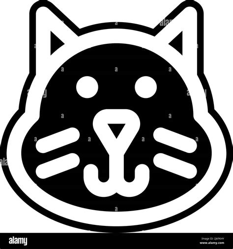 Cat Icon Black Vector Illustration Stock Vector Image And Art Alamy