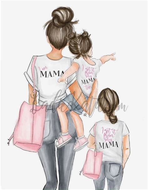 Mother And Daughter Drawing Mother Art Mom Daughter Girl Mom Mother
