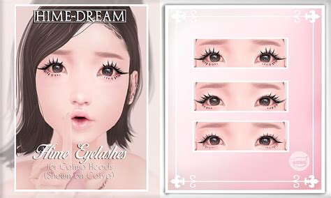 Second Life Marketplace Himedream Hime Lashes Catwa Appliers