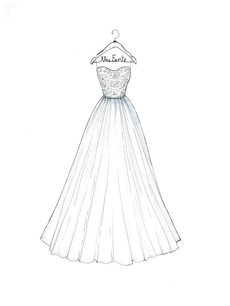 Easy Wedding Dress Sketch Explore