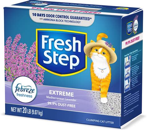 Fresh Step Extreme Odor Control Mediterranean Lavender Scent Cat Litter
