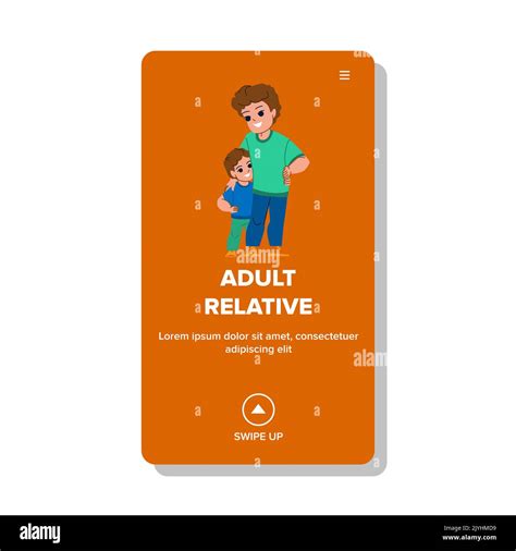 adult relative vector stock vector image and art alamy